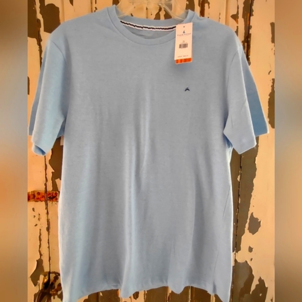 Small Soft Blue Tee by Tailor Vintage NWT $68